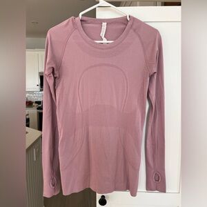 lululemon athletica Mauve Long Sleeve Top